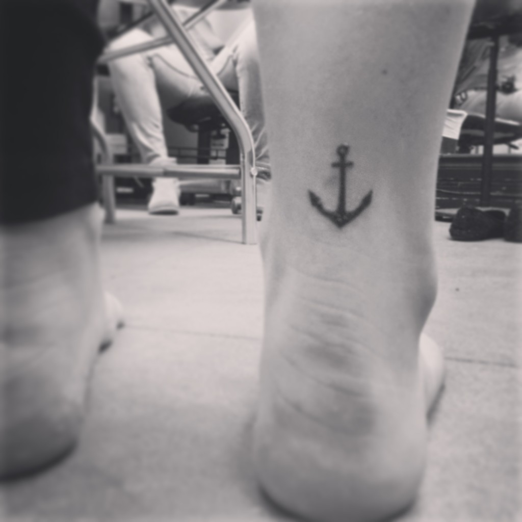 Anchor Tattoo Foot