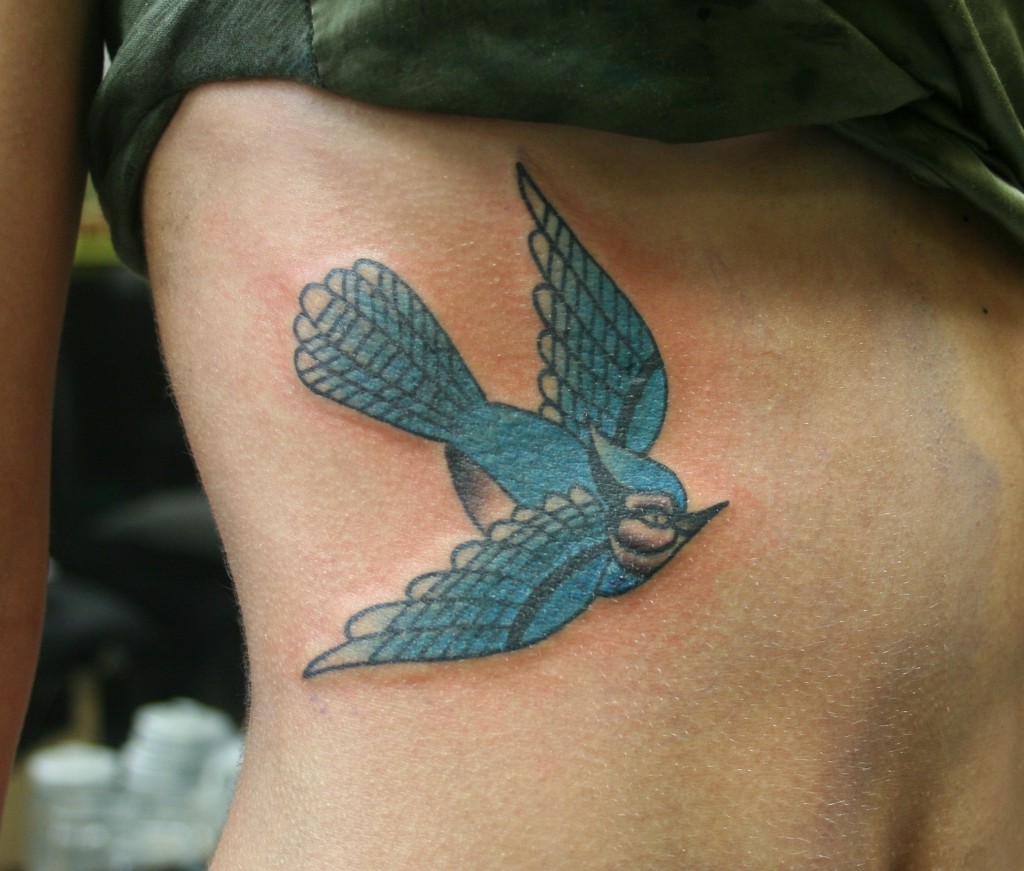 Blue Bird Tattoo