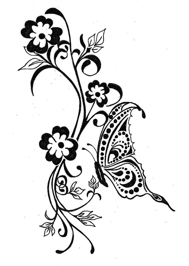 Tattoo Design Butterfly