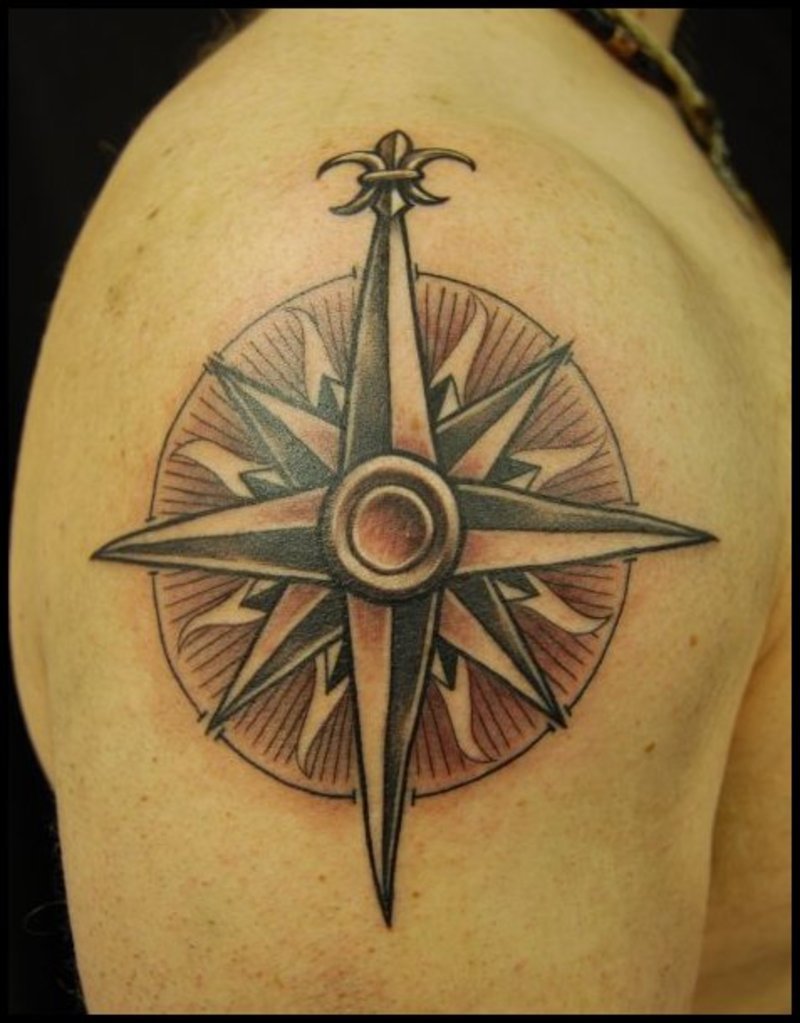  Ideas and Meaning | Tattoos For You Traditional Compass Tattoo Designs