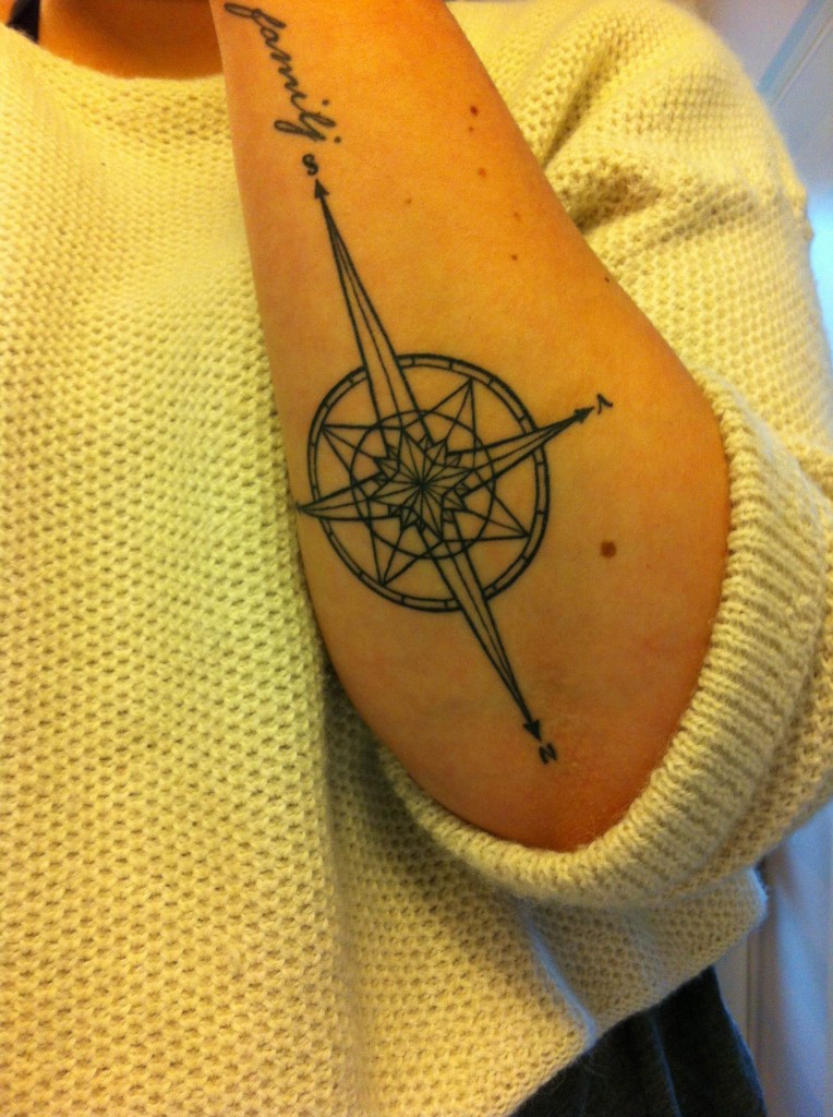 Compass Tattoos Designs, Ideas and Meaning | Tattoos For You