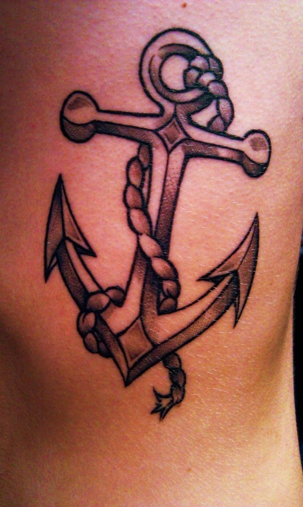 Cross Anchor Tattoo