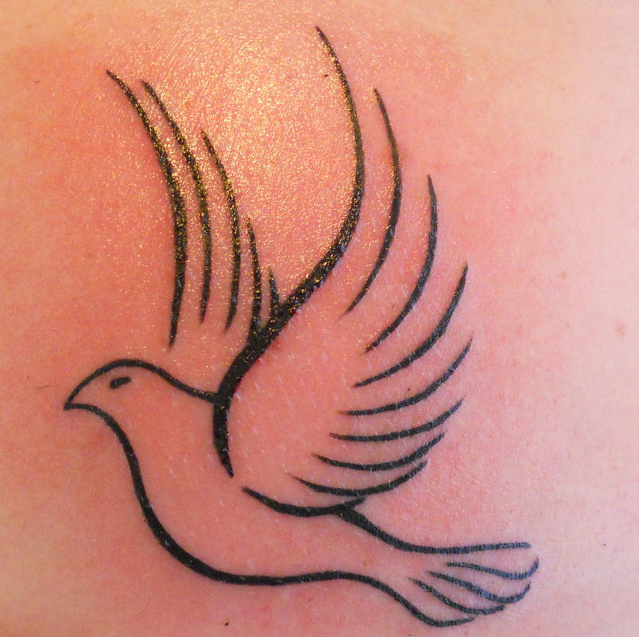 Dove Tattoos Meaning Simple Dove Tattoo