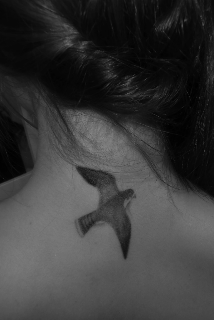 Flying Bird Tattoo