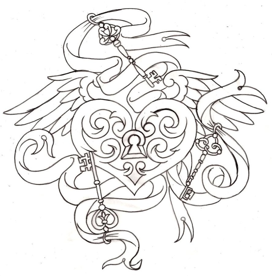 tattoo coloring pages - photo #35