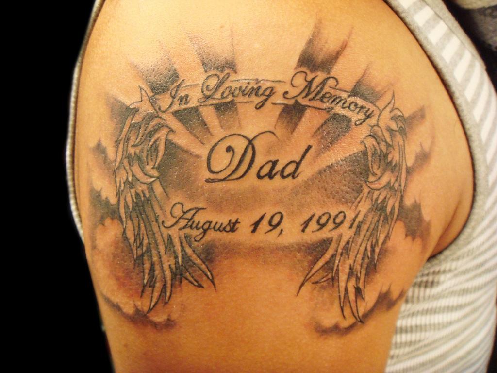 Memorial Tattoos For Dad