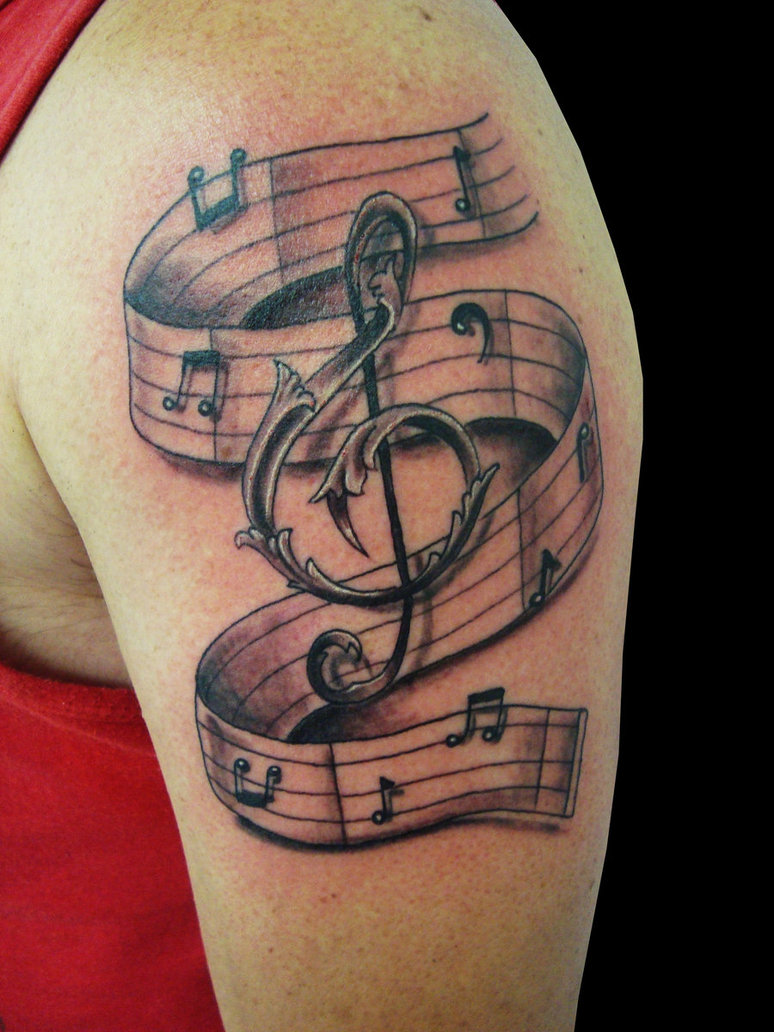 Music Tattoos Designs, Ideas and Meaning | Tattoos For You