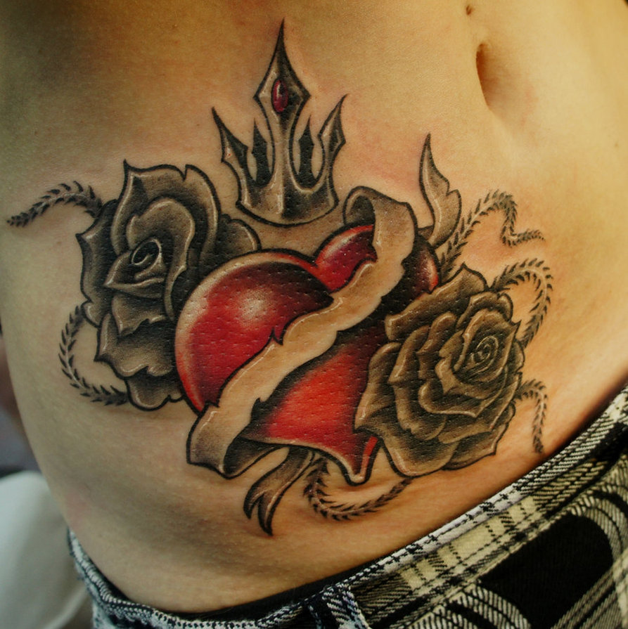 Pictures Of Heart Tattoos 26