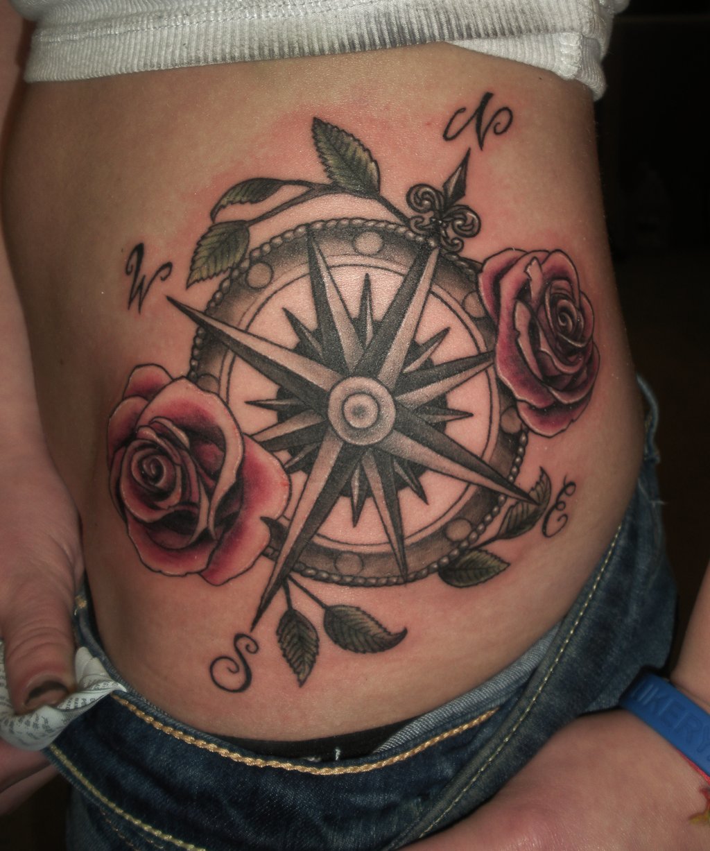 Compass Tattoos Designs, Ideas and Meaning  Tattoos For You