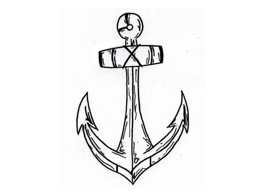 Simple Anchor Tattoos