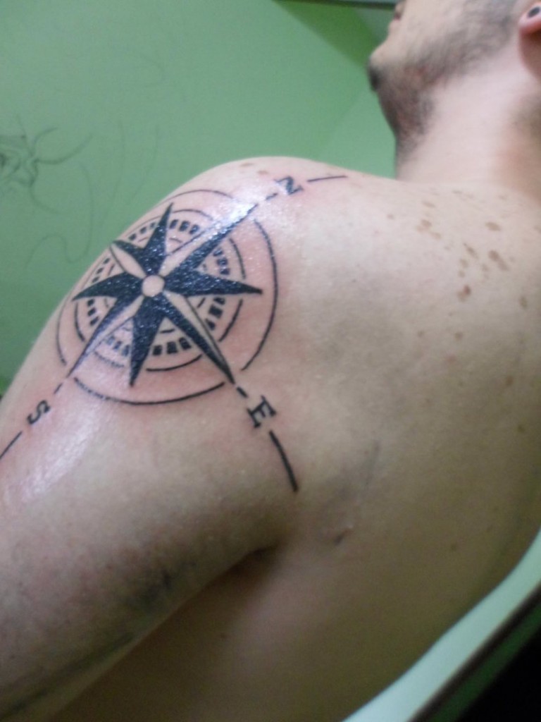 Compass Tattoos Designs, Ideas and Meaning | Tattoos For You