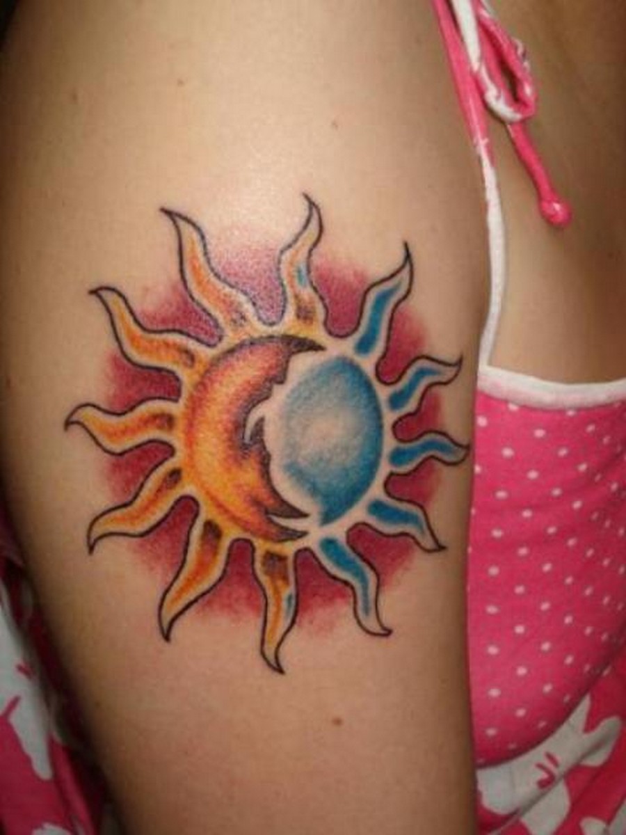 Sun Tattoos Designs Ideas and Meaning Tattoos For You