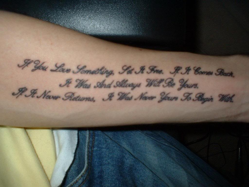 Quote Tattoos Designs, Ideas and Meaning Tattoos For You Quote Tattoos Designs, Ideas and Meaning Tattoos For You