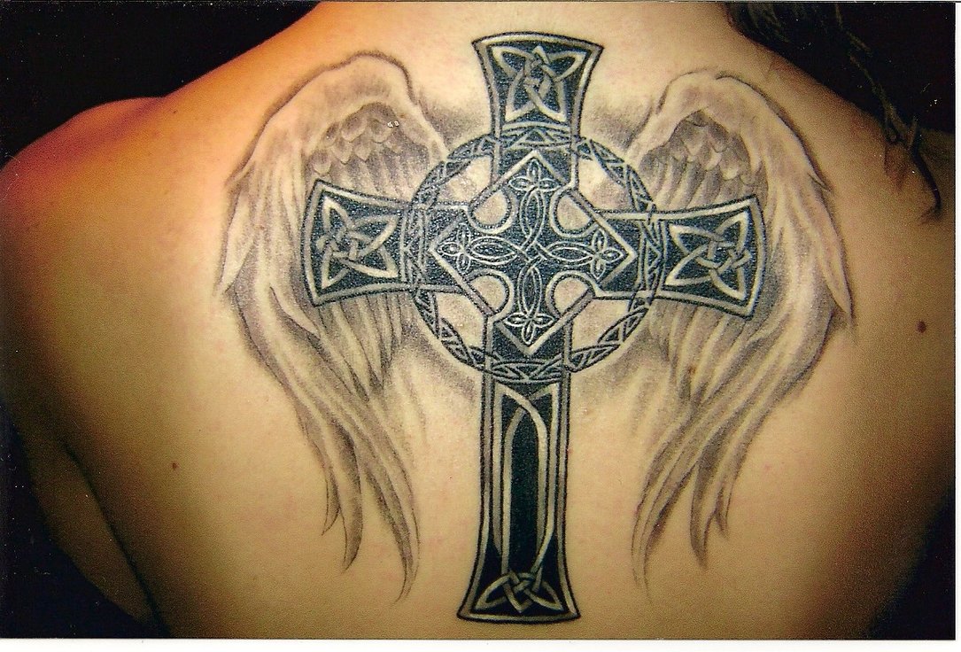 Simple Cross Tattoo on Back of Neck - wide 1