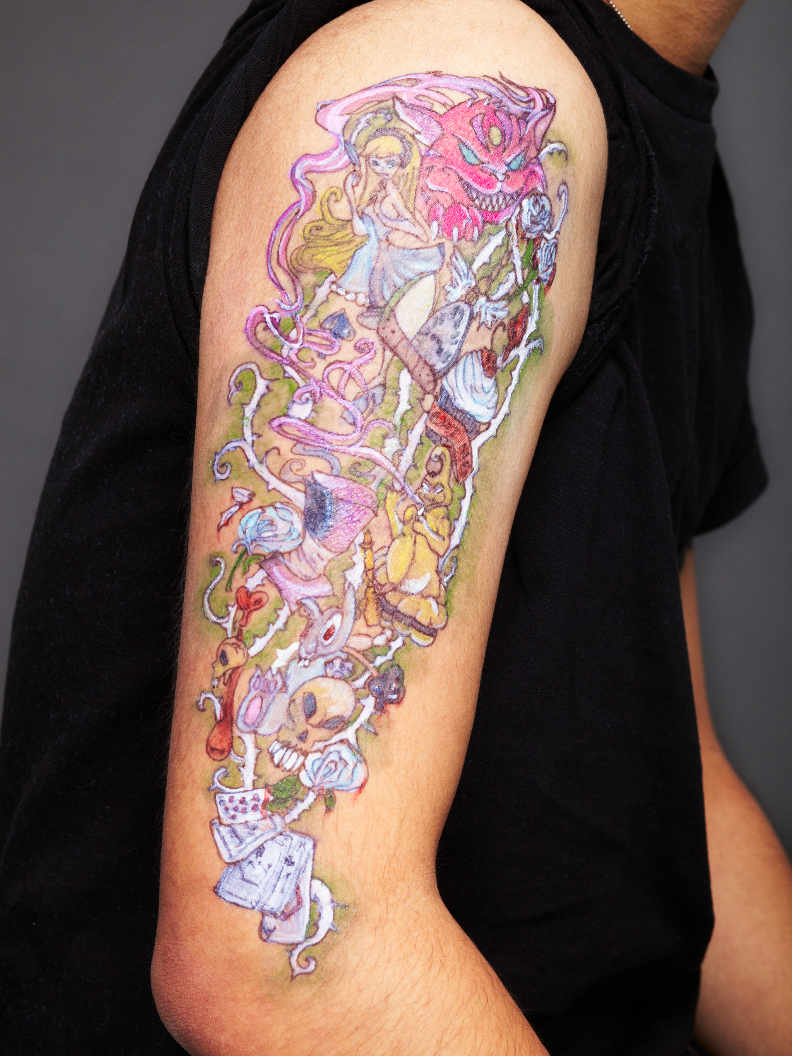Alice In Wonderland Tattoos Designs, Ideas and Meaning | Tattoos For You