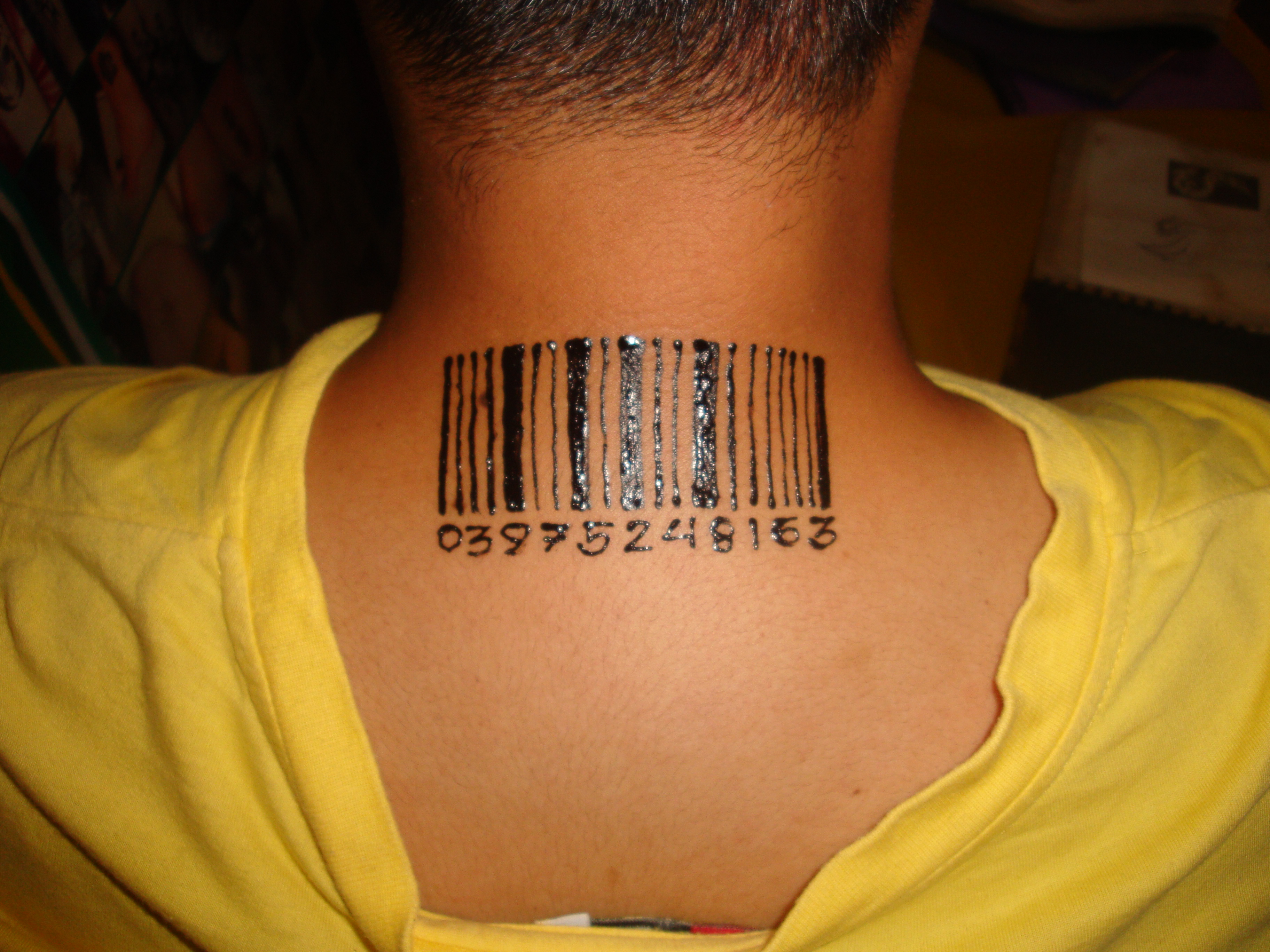 Barcode Tattoo Pictures