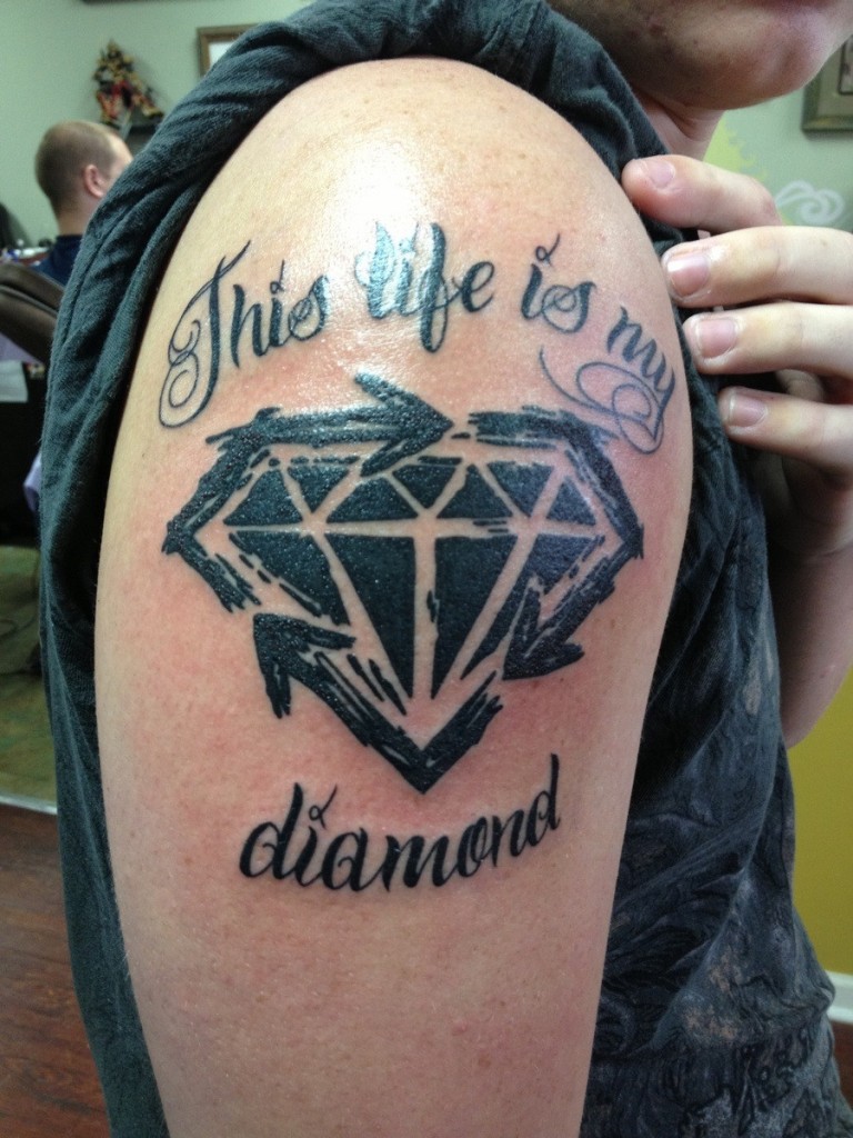Diamond Tattoos Designs, Ideas and Meaning | Tattoos For You