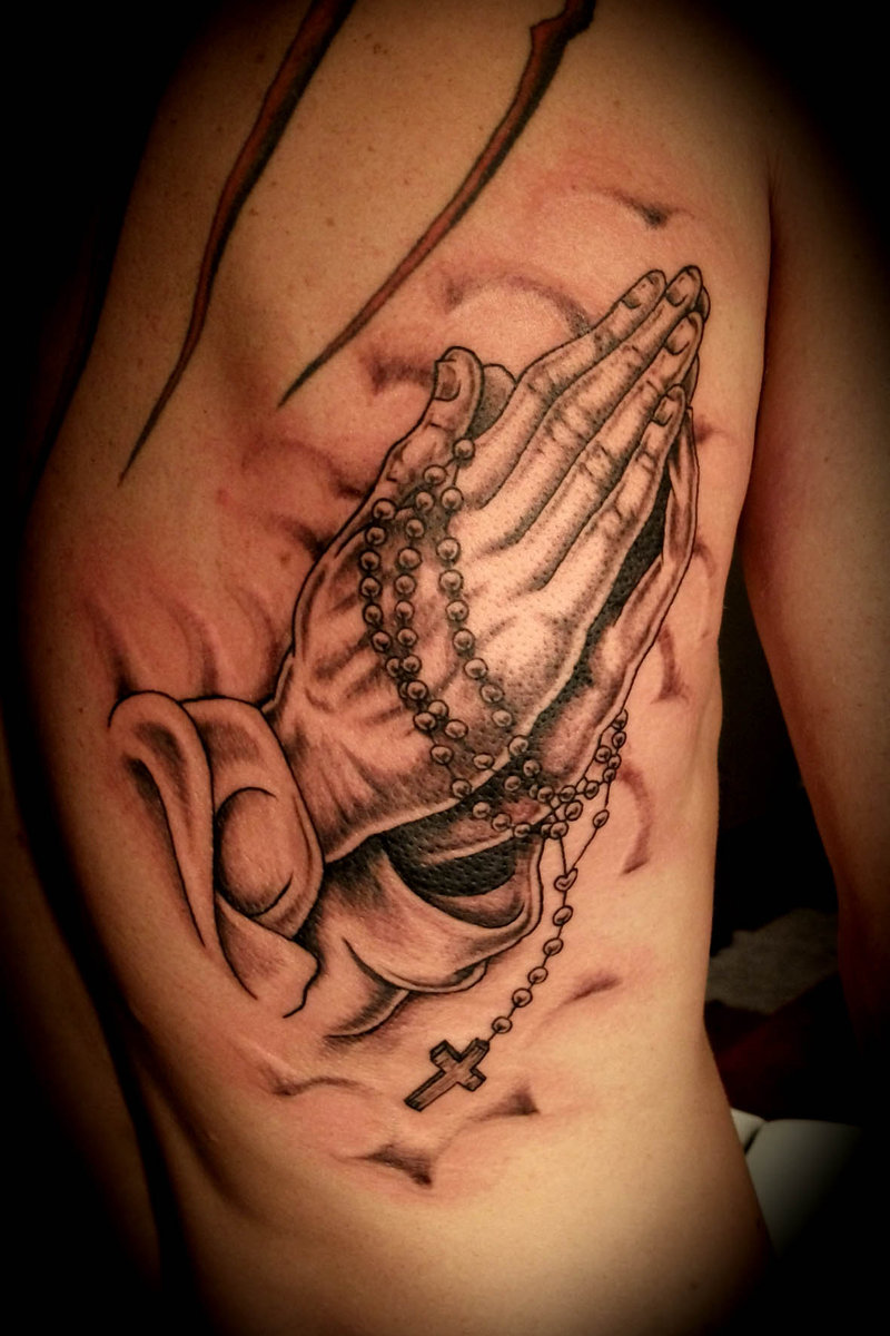 Praying Hands Tattoos Designs Ideas and Meaning  Tattoos For You