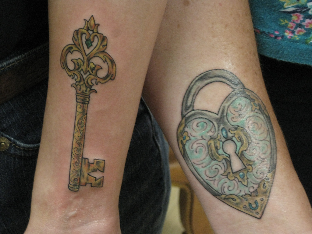 Lock and Key Tattoos Designs