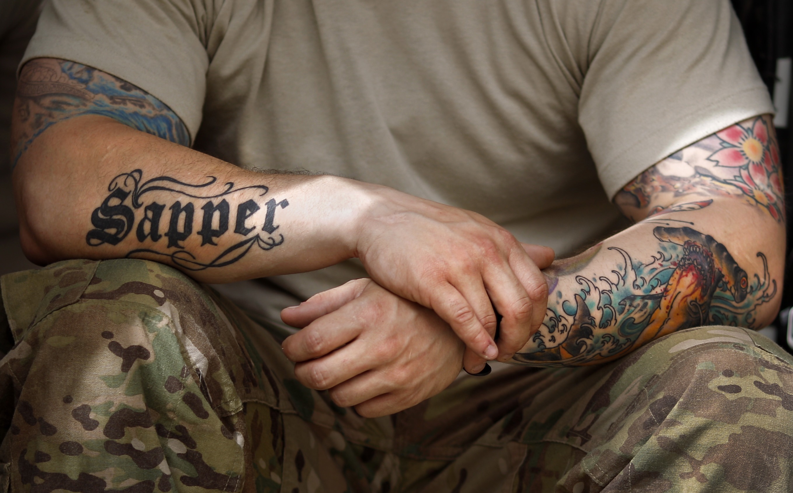 Military Skull Tattoos