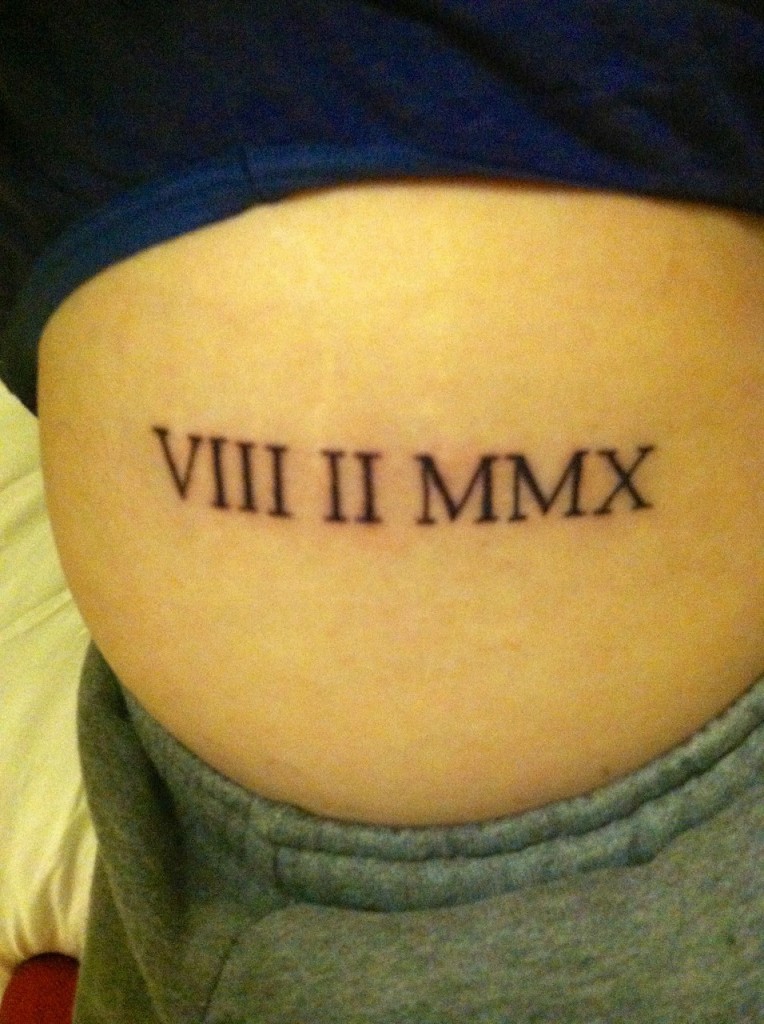 Roman Numeral Fonts For Tattoos