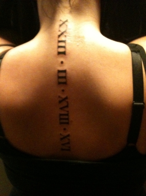 Roman Numeral Tattoo Meaning