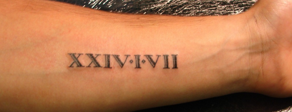 Roman Numeral Tattoos