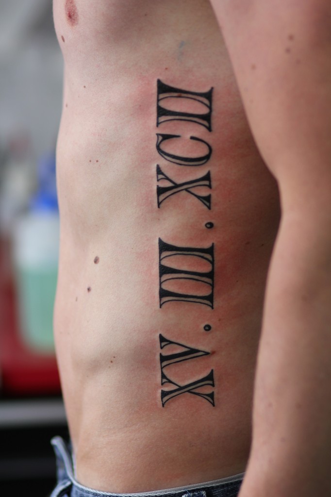 Roman Numerals Tattoo