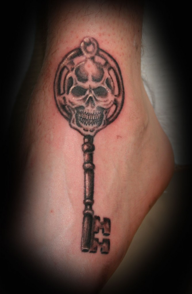 Skeleton Key Tattoo