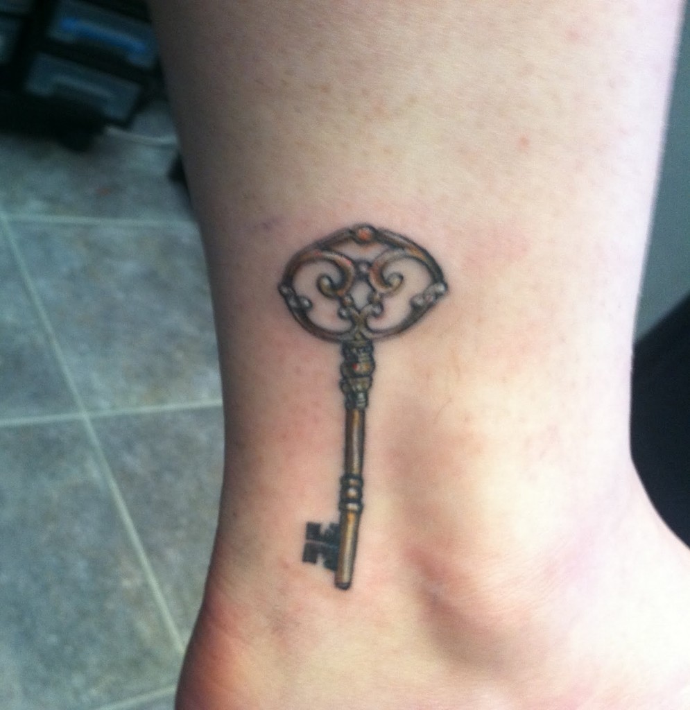Small Key Tattoo