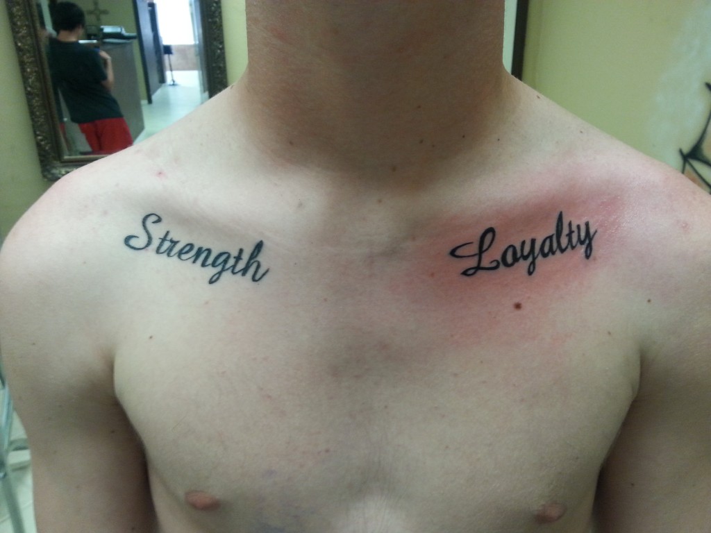 1. "Strength" Tattoo Design for Men - wide 9