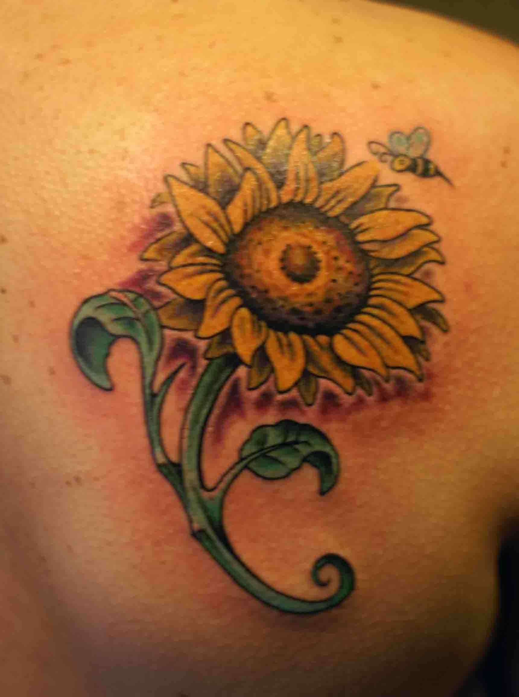 Sunflower Tattoos Designs, Ideas and Meaning  Tattoos For You