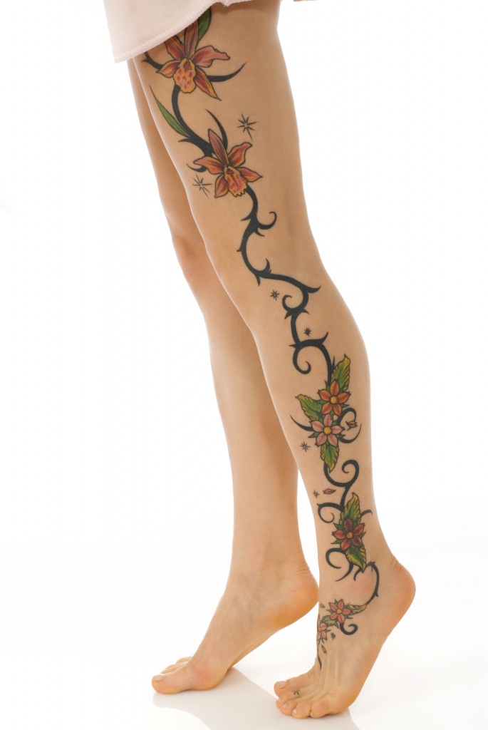 Vine Flower Tattoos