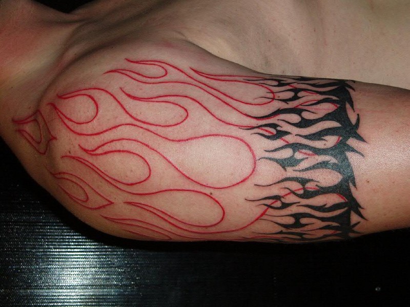 Flame Tattoos Designs, Ideas and Meaning