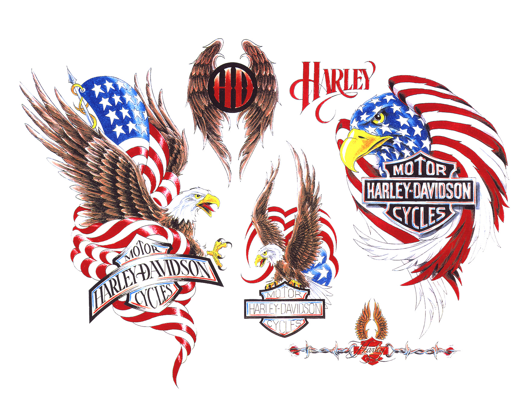 Harley Davidson Tattoos Designs Ideas And Meaning Tattoos For You