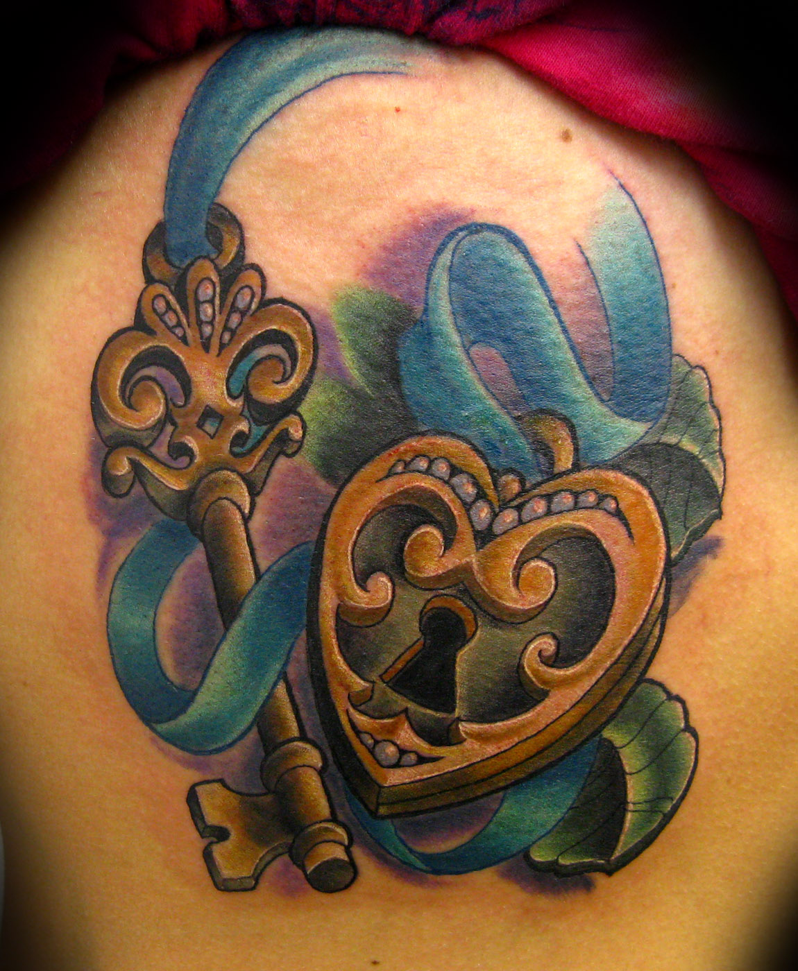 Lock And Key Tattoos Designs, Ideas and Meaning | Tattoos For You