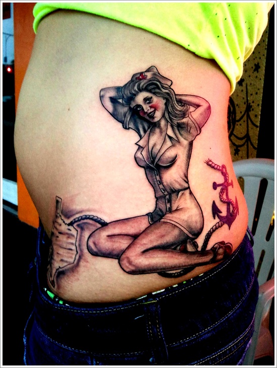 Pin Up Tattoos For Women 102