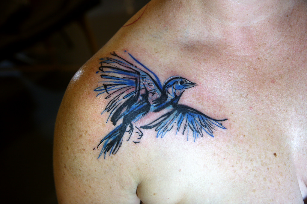 Blue Bird Tattoos Designs, Ideas and Meaning Tattoos For You