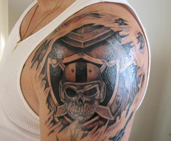Raiders Skull Tattoo