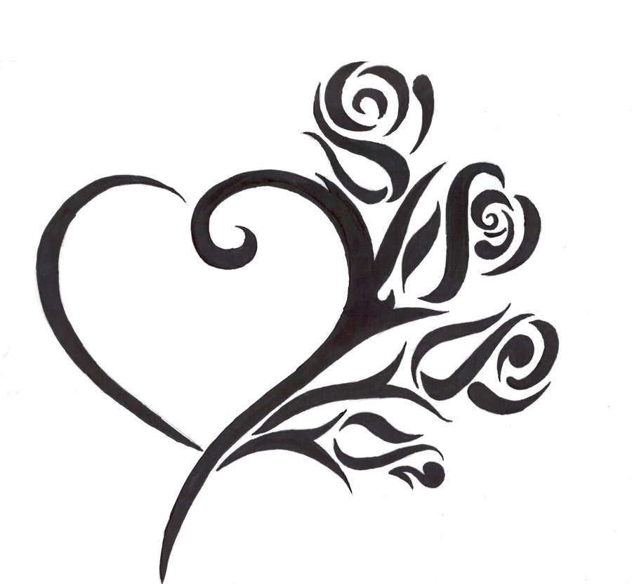 Tribal Heart Tattoos Designs Ideas And Meaning Tattoos For You