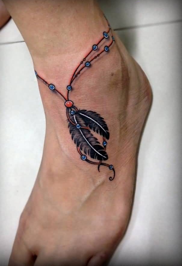 Ankle Bracelet Tattoos Designs, Ideas and Meaning Tattoos For You