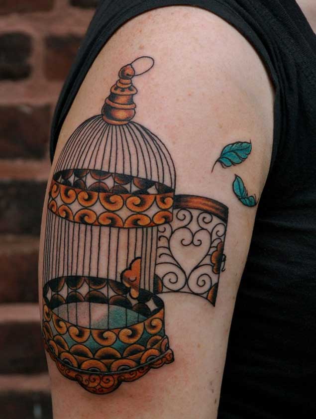 Bird Cage Tattoos Designs, Ideas and Meaning Tattoos For You