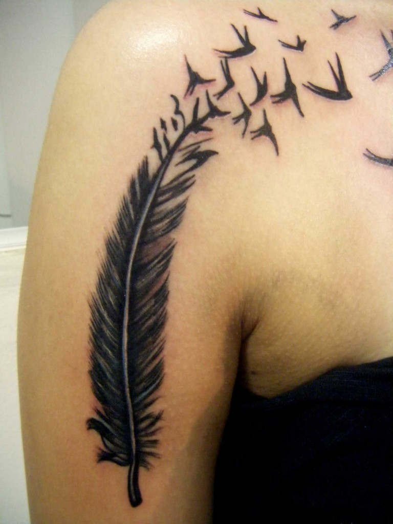 Feather Bird Tattoos Designs Ideas And Meaning Tattoos For You