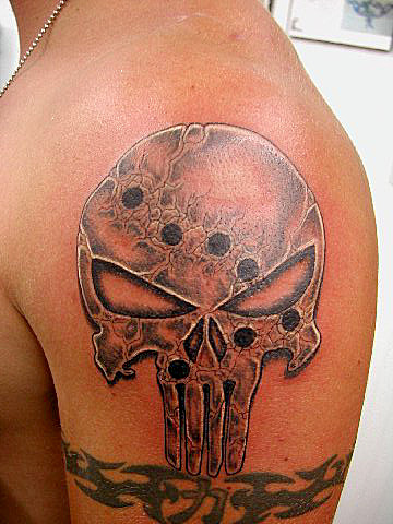 Punisher Tattoos Designs, Ideas and Meaning | Tattoos For You