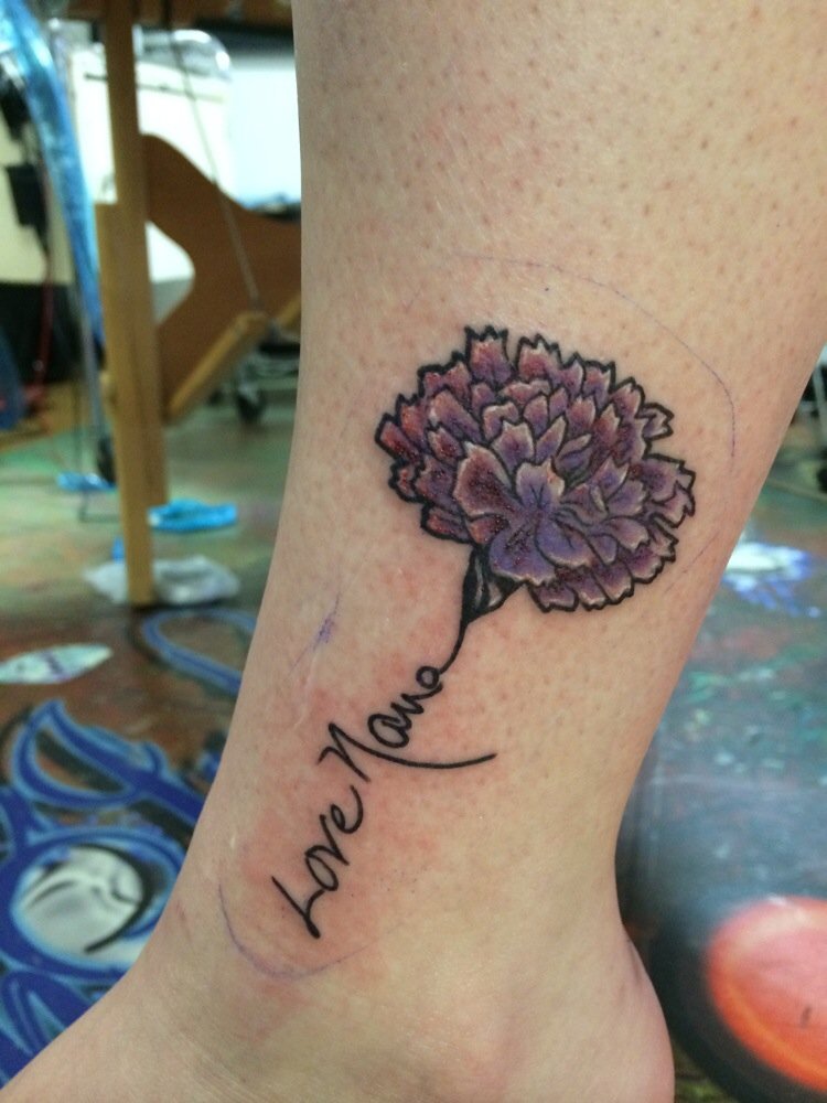 Carnation Tattoos Designs, Ideas and Meaning | Tattoos For You