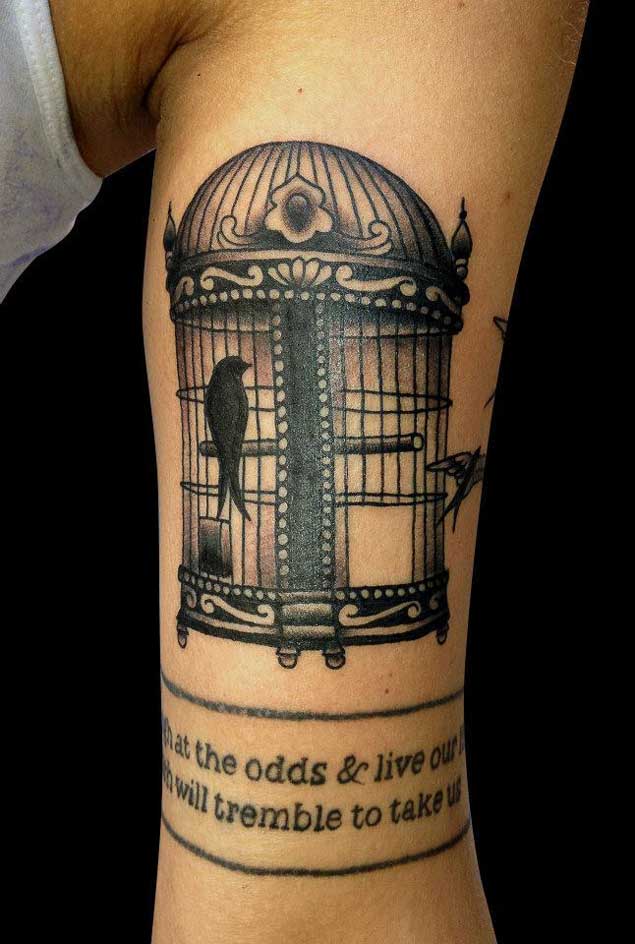 Bird Cage Tattoos Designs, Ideas and Meaning | Tattoos For You