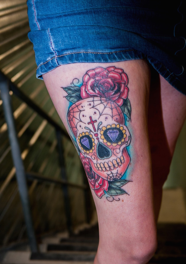 Candy Skull Tattoos Designs, Ideas and Meaning | Tattoos For You