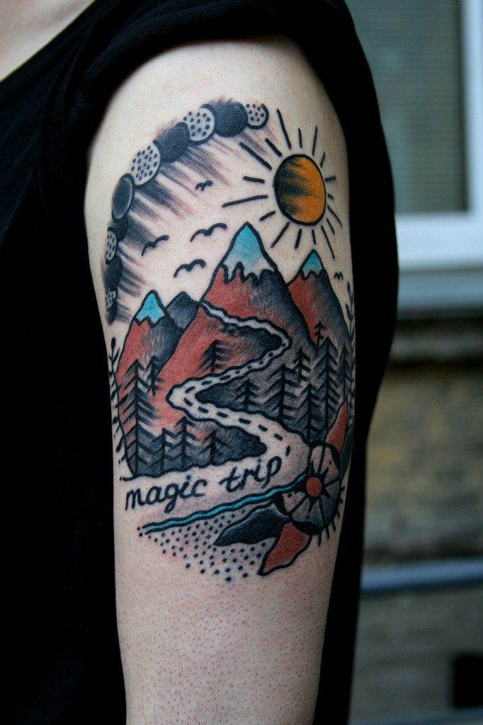 Mountain Tattoos Designs, Ideas and Meaning | Tattoos For You