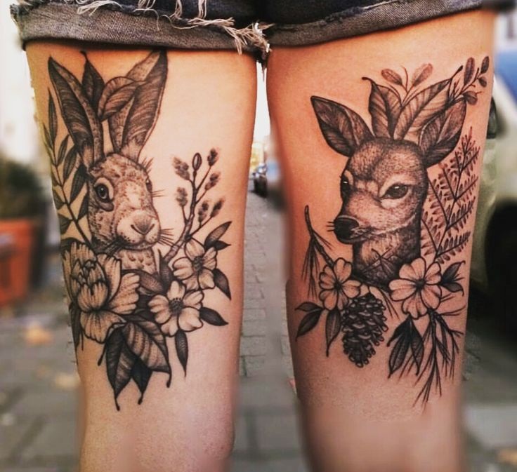 Back Thigh Tattoos Designs, Ideas and Meaning | Tattoos For You