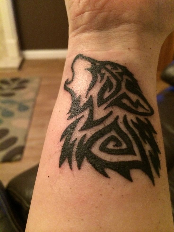 Wolf Wrist Tattoo Designs, Ideas and Meaning | Tattoos For You